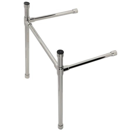 Fauceture VPB2818336 Dreyfuss Stainless Steel Console Sink Leg, Polished Nickel VPB2818336